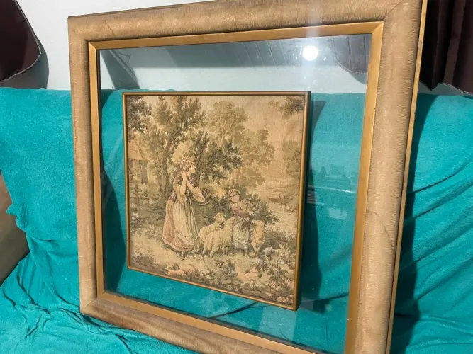 Quadro Gobelin Italiano vintage