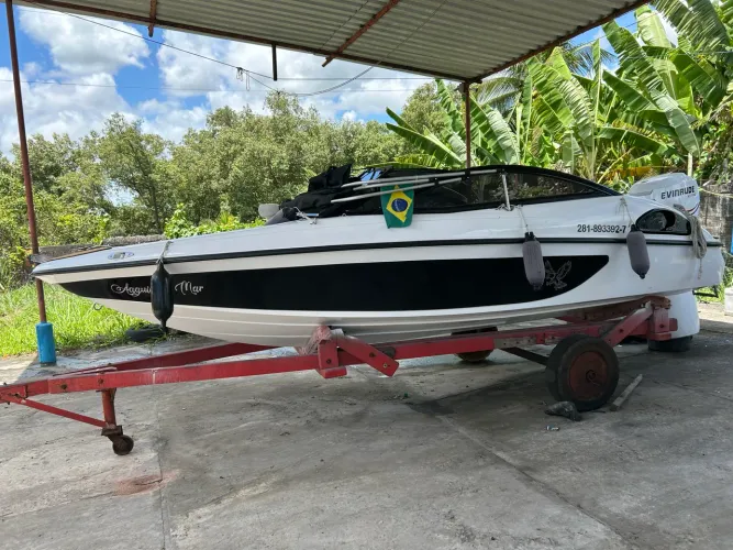 Lancha Ventura perfeita 115hp a qualquer prova 