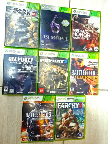 Jogos originais Xbox 360 