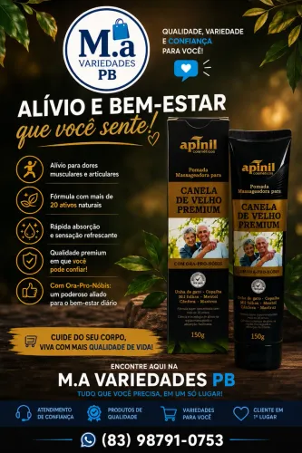 Pomada massageadora canela de veio premium