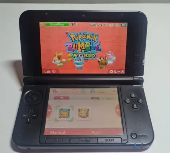 Nintendo 3DS XL Vermelho em perfeito estado