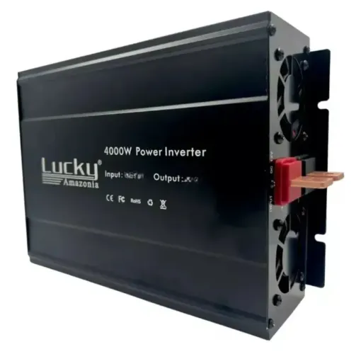 Inversor De Tensão 4000W 12V Para 220V Lucky Amazônia - Novo Na Caixa