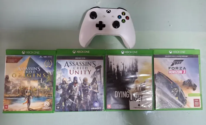 Controle de Xbox one +4 Jogos