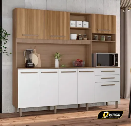Armário de Cozinha Completa Futura/Ibiza 8 Portas 2 Gavetas Promoção