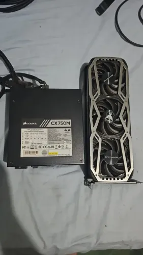Placa de vídeo RTX 3080 + Fonte 750W