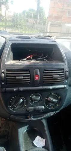 Console moldura de botão fiat brava marea