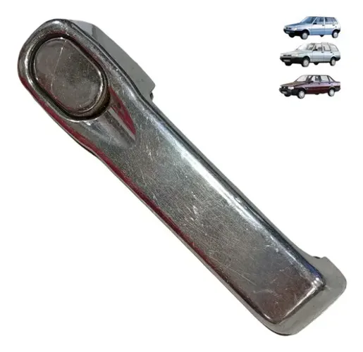 Macaneta Externa Porta Fiat Uno Premio Elba 1990 1991 1992 Cromado Traseira