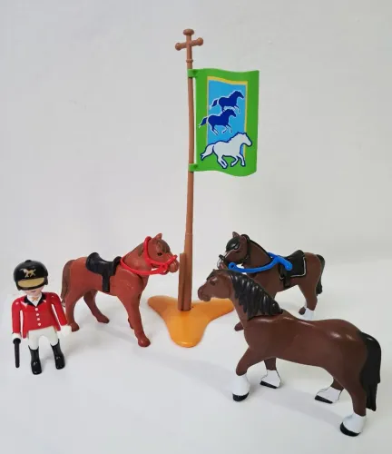 Playmobil Country Cavalos (Preço Negociável Levando + Peças)