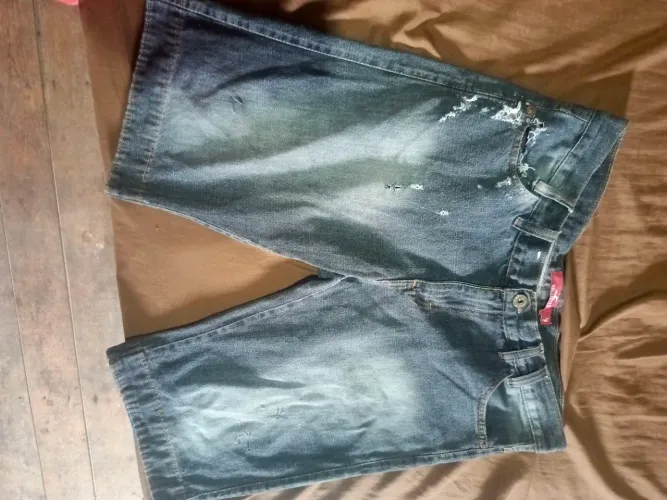 Jorts preto unissex