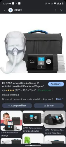 CPAP AirSense 10 AutoSet Bivolt