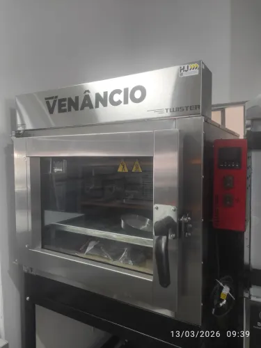 Bh Forno turbo Venâncio a gás interno inox 