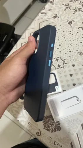 Capa de couro alto padrão 15 pro max