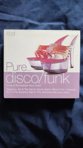 box 4 cds pure disco funk sony music