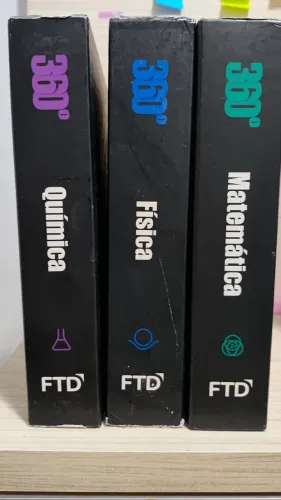 Coleção  360º de Física, Quimica e Matemática  completa, FTD 2015