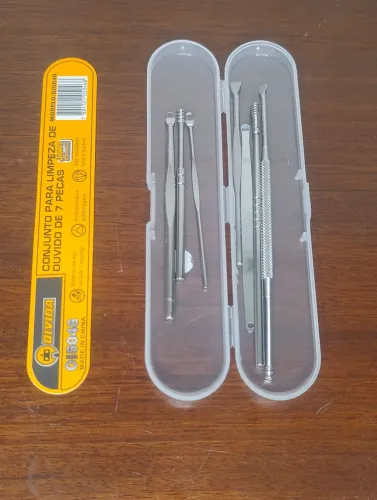 Conjunto para limpeza de ouvido