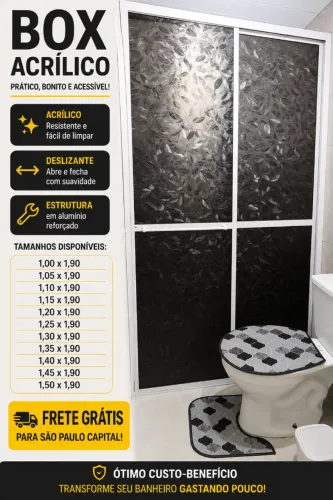 Box Acrilico Pagamento na entrega chama no 11..91285...2120