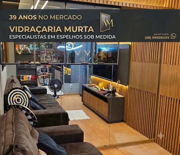 Espelhos novos instalados