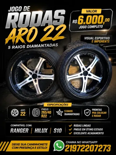 JOGO DE ARO 22