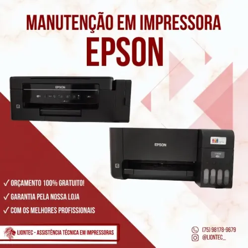 Impressora Epson Assistência Técnica - Orçamento Grátis!