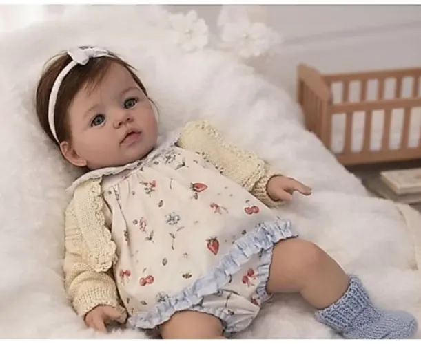 bebê Reborn silicone sólido abigail feita a mão IMAGENS REAL BEBE REBORN