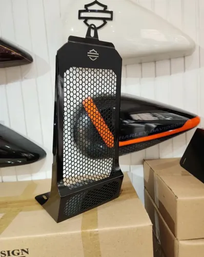 Proteção de Radiador para motos Harley Davidson softail 