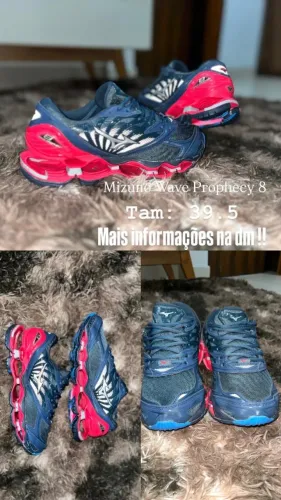 Mizuno Wave Prophecy 8 - Rosa e Azul