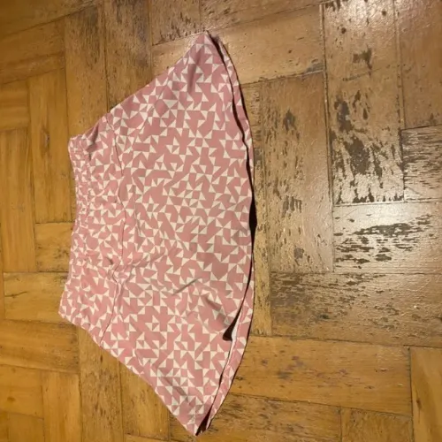 saia short infantil track & field rosa