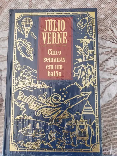 Livro "Cinco Semanas em um Balão" de Júlio Verne