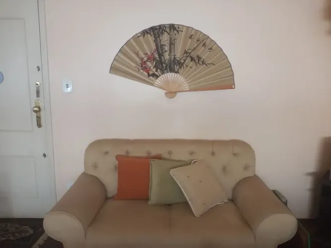 Leque de parede decorativo