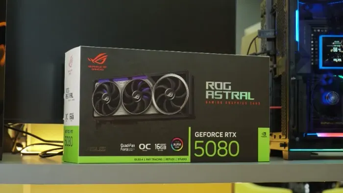 RTX 5080 16GB Asus ROG Astral OC-21x no cartão- Loja física!