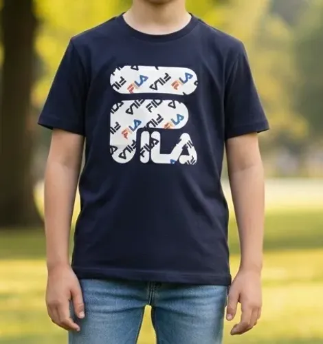 camiseta fila , importada , 7 a 8 anos , como nova