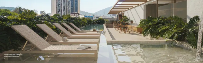 Studio no Flamengo Rio de Janeiro com lazer completo e portaria 24h REF: Soul Rio Flamengo