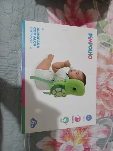 Almofada com alça tartarugá