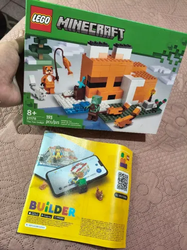 Brinquedo infantil lego do Manicraft original vai completo!