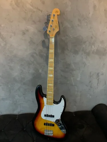Contrabaixo Sx Sbj75 cordas novas e regulado por luthier