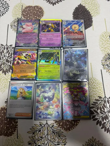 Cartas pokémon raras preço bom