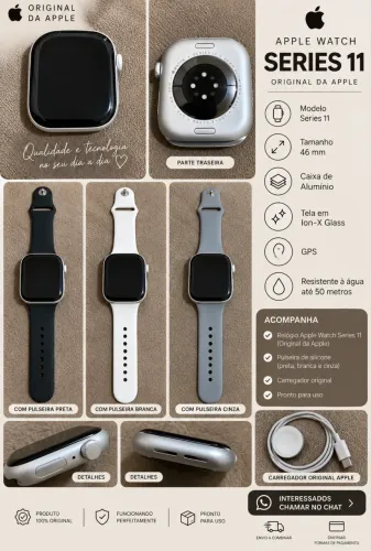 Relógio APPLE WATCH SERIES 11 (Original da Apple )