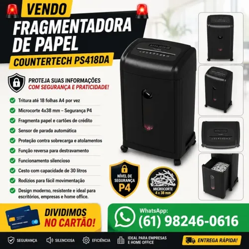 Vendo fragmetandora de papel