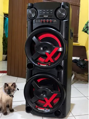 Caixa de Som Amvox ACA 1900 New X 1900W - Potente e Completa