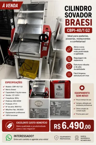 ? VENDA - CILINDRO SOVADOR BRAESI CBPI-40/1 G2