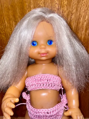 Boneca baby sol estrela antiga