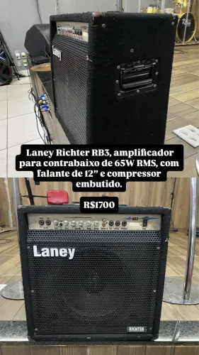 Caixa para Contra baixo - Laney Richter RB3