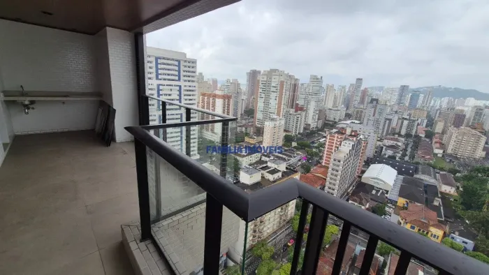 Apartamento à venda 1 suíte 1 vaga com lazer Boqueirão Santos SP