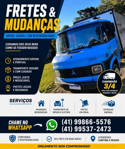 Fretes e mudanças Curitiba e região