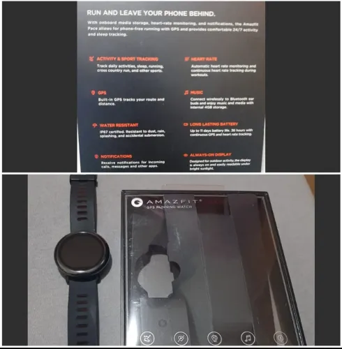 Smartwatch Amazfit Pace