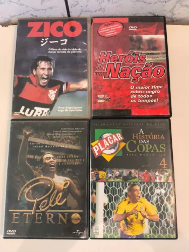 DVDs Zico - Pelé eterno - Heróis de uma nação - PLACAR A histórias das copas