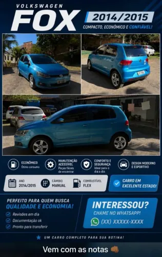 Volkswagen Fox Comfortline 1.0 Flex 8V 5P 2015