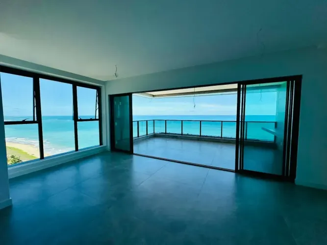 Apartamento Pé na Areia Guaxuma 266m² | 4 Suítes | Vista Mar | 4 Vagas