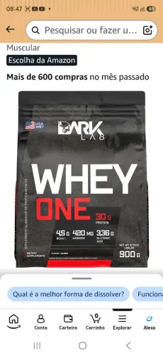 2 pacotes de proteina Dark Lab