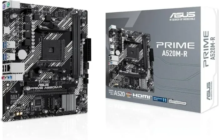 [NOVO] Placa mãe ASUS A520M-R - P/ RYZEN AM4 DDR4 - Nova com NF Garantia